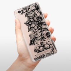Plastové pouzdro iSaprio - Black Lace - Xiaomi Redmi 4A