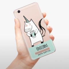 Plastové pouzdro iSaprio - Unicorns Love Coffee - Xiaomi Redmi 4A