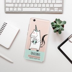Plastové pouzdro iSaprio - Unicorns Love Coffee - Xiaomi Redmi 4A