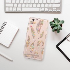 Plastové pouzdro iSaprio - Feather pattern 02 - Xiaomi Redmi 4A