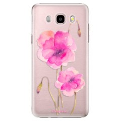 Plastové pouzdro iSaprio - Poppies 02 - Samsung Galaxy J5 2016