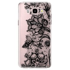 Plastové pouzdro iSaprio - Black Lace - Samsung Galaxy J5 2016