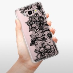 Plastové pouzdro iSaprio - Black Lace - Samsung Galaxy J5 2016