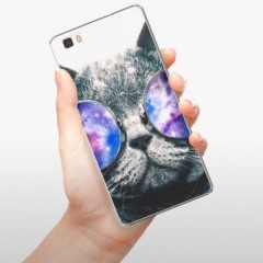 Plastové pouzdro iSaprio - Galaxy Cat - Huawei Ascend P8 Lite